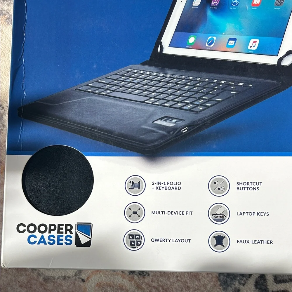 💻New!Tablet case: Infinite Executive Universal Tablet + Bluetooth Keyboard Folio